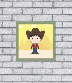 Quadro Cute Cowboy - Pendurama Quadros e Artigos de Decoração