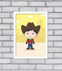 Quadro Cute Cowboy - comprar online