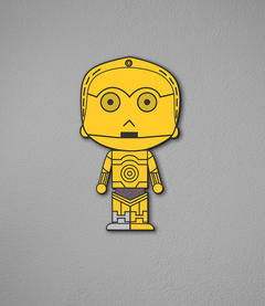 Placa Cute C-3PO