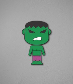 Placa Cute Hulk