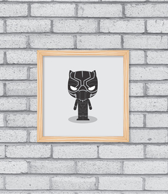 Quadro Cute Pantera Negra - Pendurama Quadros e Artigos de Decoração