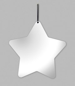 Placa Espelho Estrela (com cordão) na internet