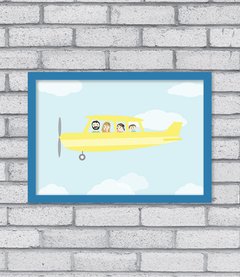 Imagem do Quadro Família Avião
