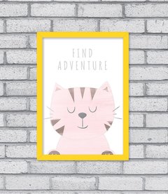 Quadro Find Adventure - Pendurama Quadros e Artigos de Decoração