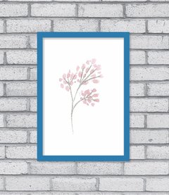 Quadro Flor Aquarela - Pendurama Quadros e Artigos de Decoração