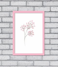 Quadro Flor Aquarela - Pendurama Quadros e Artigos de Decoração