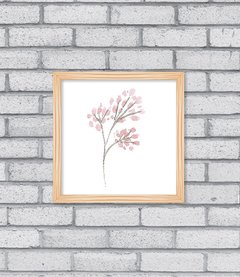 Quadro Flor Aquarela