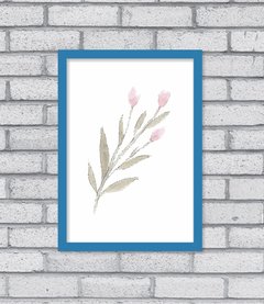 Quadro Flor Aquarela 2 - Pendurama Quadros e Artigos de Decoração