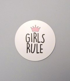 Placa Girls Rule