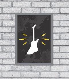 Quadro Guitarra Explorer - Pendurama Quadros e Artigos de Decoração