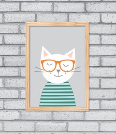 Quadro Hipster Kitty