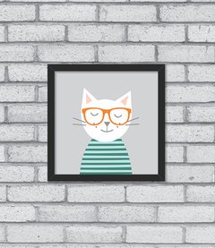 Quadro Hipster Kitty - loja online