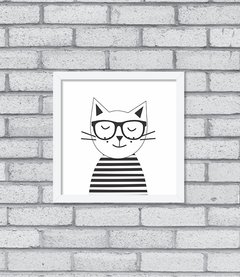 Quadro Hipster Kitty - loja online