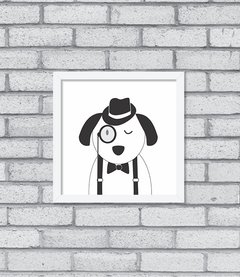 Quadro Hipster Puppy na internet