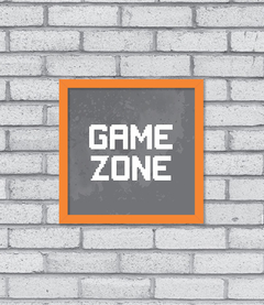Quadro Game Zone 2 na internet