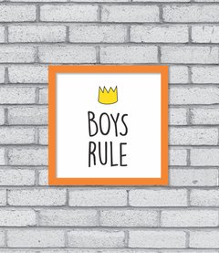 Quadro Boys Rule na internet