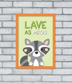 Quadro Lave as Mãos - Pendurama Quadros e Artigos de Decoração