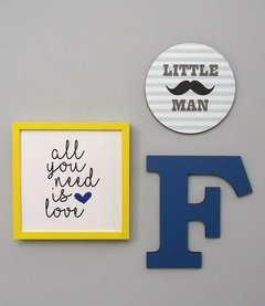 Placa Little Man - comprar online