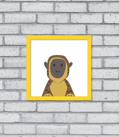 Quadro Macaco - Pendurama Quadros e Artigos de Decoração