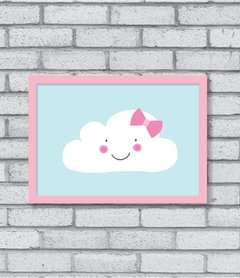 Quadro Nuvem Menina - Pendurama Quadros e Artigos de Decoração