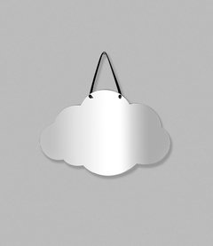 Placa Espelho Nuvem (com cordão) na internet