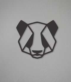 Placa Panda Geométrico em Acrílico - comprar online