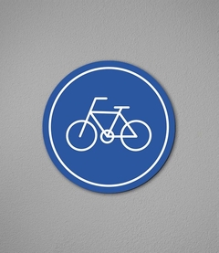 Placa Permitido Bicicletas