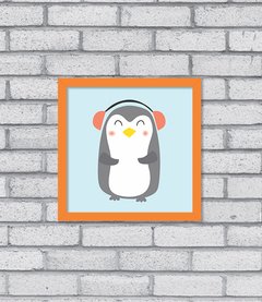 Quadro Pinguim - Pendurama Quadros e Artigos de Decoração