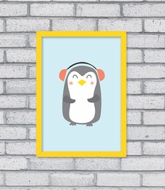 Quadro Pinguim - Pendurama Quadros e Artigos de Decoração