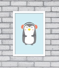 Quadro Pinguim - comprar online