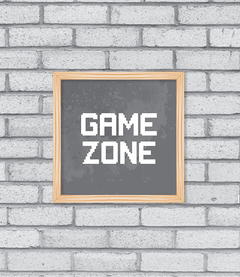 Quadro Game Zone 2 - Pendurama Quadros e Artigos de Decoração