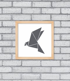 Quadro Origami (Positivo) - Pendurama Quadros e Artigos de Decoração