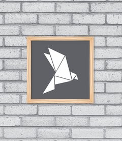 Quadro Origami (Negativo) - Pendurama Quadros e Artigos de Decoração