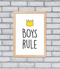 Imagem do Quadro Boys Rule
