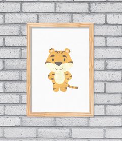 Quadro Tigre Aqua