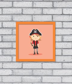 Quadro Pirata Menina - loja online