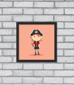 Imagem do Quadro Pirata Menina