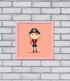 Quadro Pirata Menina