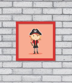 Quadro Pirata Menina na internet