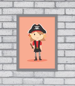 Imagem do Quadro Pirata Menina