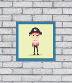 Quadro Pirata Menino - Pendurama Quadros e Artigos de Decoração