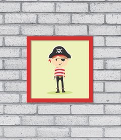 Imagem do Quadro Pirata Menino