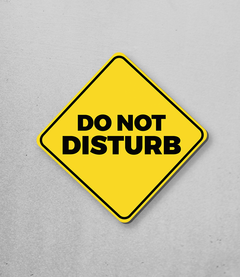 Placa Do Not Disturb
