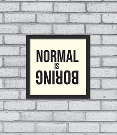 Imagem do Quadro Normal is Boring