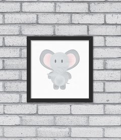 Imagem do Quadro Elefante Aqua