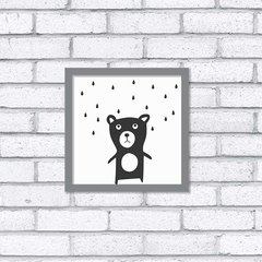 Quadro Teddy (chuva) - Pendurama Quadros e Artigos de Decoração