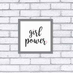 Quadro Girl Power na internet