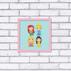 Quadro Cute Princesas - Pendurama Quadros e Artigos de Decoração