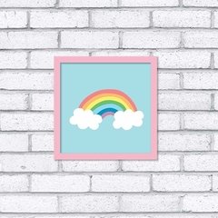 Quadro Cute Rainbow - Pendurama Quadros e Artigos de Decoração