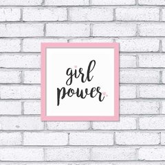 Quadro Girl Power - Pendurama Quadros e Artigos de Decoração